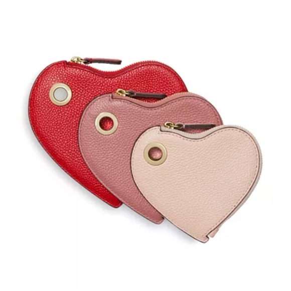 Michael Khors Heart-Shaped Wristlet Trio - Red, Pink, Cream - Picture 13 of 13
